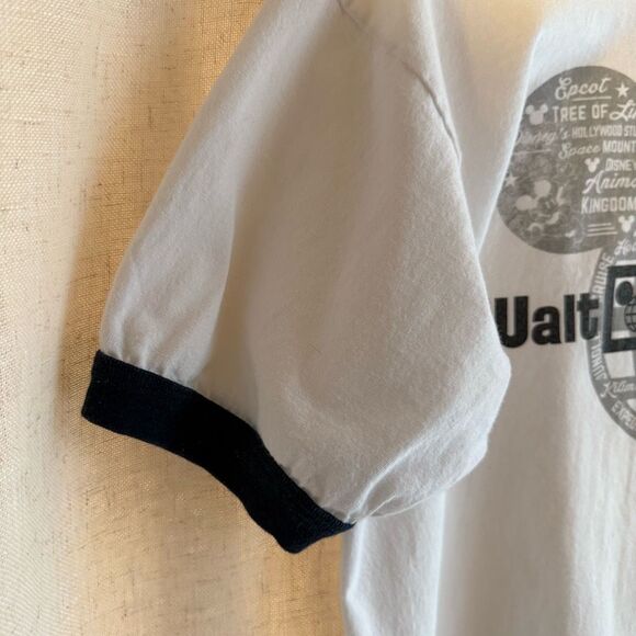Mickey Disney Ringer Tee Mens L Retro Park Style Disneycore - Picture 3 of 15
